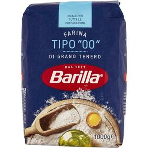 Barilla Farina di Grano Tenero Generica Tipo 00, 1 kg | con Grano 100% Italiano, Ideale Per Preparazioni Dolci e Salate