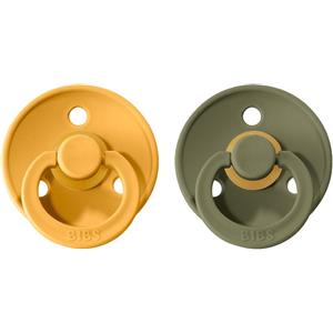 BIBS Colour Natural Rubber Size 2: 6+ months 2 pz