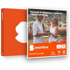 Smartbox - Cofanetto regalo Soggiorno e percorso relax - Idea regalo per la coppia - 1 notte con colazione ed esperienza wellness per 2 persone
