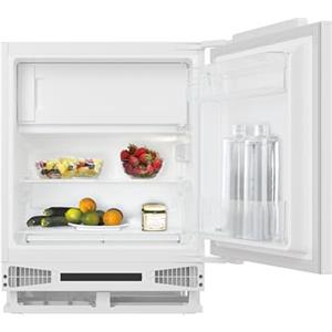 CANDY Frigorifero Sottopiano da Incasso 111 Litri, Classe E, Bianco | Illuminazione LED, Controllo Elettronico, 40 dB, Temperatura Regolabile, Ripiani in Vetro, Design Compatto, CM4SE68W
