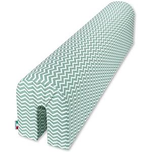 Babysanity Paracolpi Lettino Neonato (70 Cm, ZigZag Verde)