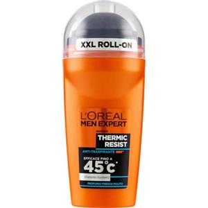 L'Oréal Paris Men Expert Thermic Resist Deodorante Roll On Uomo, 50 ml | Anti-Traspirante, Protezione Prolungata per Uso Quotidiano, Formula Dedicata alla Pelle Maschile
