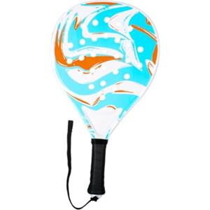 Generic Paddle Padel Antiscivolo,Blu Arancione