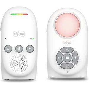 Chicco Audio Baby Monitor Digitale con Tecnologia DECT, Connessione Sicura e Anti-Interferenze, Comunicazione Bidirezionale, 5 Ninnenanne, Modalità VOX a Risparmio Energetico e Portata a Lungo Raggio