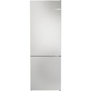 Bosch KGN492LDF Serie 4 Frigorifero Total No Frost 203 x 70 cm Acciaio | Frigorifero combinato da libera installazione, Total NoFrost, Capacità XL, Cassetti per freschezza prolungata, Made in Europe