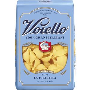 Voiello Pasta Tofarelle n.138, Trafilatura al Bronzo, 500 g | Pasta Corta di Semola Grano Duro, 100% Grani Italiani