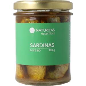 Naturitas Sardine in Olio Extravergine di Oliva Biologico 190g Naturitas Essentials | In filetti | Sardine in scatola | Senza OGM