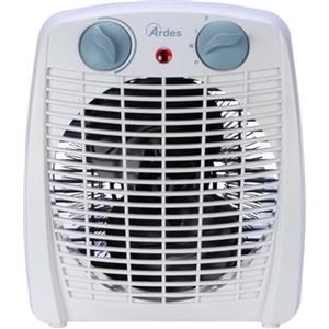 Ardes SIROCO Termoventilatore Elettrico Portatile con 2 Livelli | Ventilazione Estiva, Termostato Regolabile, Protezione dal Surriscaldamento e Maniglia per il Trasporto