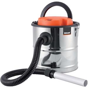 BIKAIN Aspiracenere 20L per Stufe a Pellet e Camini con Soffiatore | Potenza 1200W, acciaio inox, per camini, stufe a pellet e barbecue, include tubo e coprifiltro
