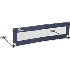 Foppapedretti Sponda da Letto Hoplà 150 cm, per bambini da 18 mesi a 5 anni, Fissaggio sotto materasso, Pieghevole e Trasportabile, Borsa da trasporto inclusa, Sicura e Protettiva, Blu