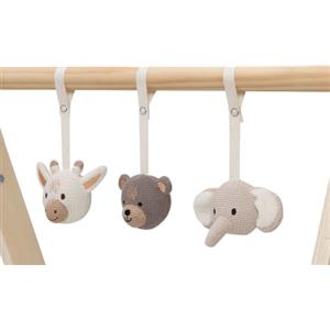 Jollein- Giocattolo a Trapezio per Bambini, Multicolore, Animals, 108-001-67083