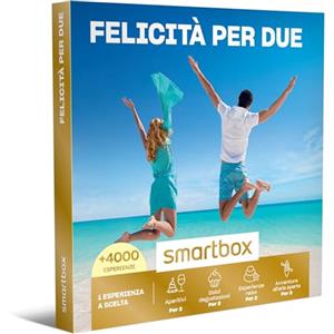 Smartbox - Cofanetto regalo Soggiorno e percorso relax - Idea regalo per la coppia - 1 notte con colazione ed esperienza wellness per 2 persone