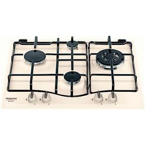 Hotpoint Piano cottura a gas Hotpoint: 4 fuochi, - 7HPCN 640T (OW) R/HA