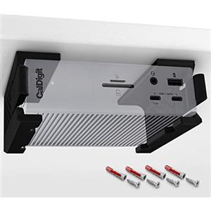 Mobilefox Supporto per docking station da parete, adatto per CalDigit TS4 Thunderbolt Dock