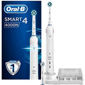 Oral-B Spazzolino Elettrico Braun Oral-B Smart 4 4000N, Bianco