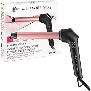 Bellissima Imetec Sublime Curls - Ferro arricciacapelli 25 mm | Per ricci morbidi e definiti | Rivestimento ceramica Diamond | 3 temperature | Puntale antiscottatura