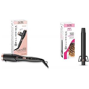 BELLISSIMA Imetec Bellissima My Pro Twist & Style GT22 100, Base per Styler, Temperatura Automatica, Riscaldamento Rapido, Orientabile a 90°, Guanto Antiscottatura + My Pro GT22 110, Accessorio Soft Curls