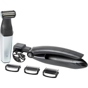 Philips Bodygroom Series 5000 Con Inserto Per La Rimozione Dei Peli Della Schiena, Nero Argento
