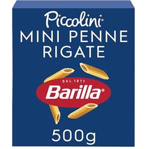 Barilla Pasta Mini Penne Rigate Piccolini, 500 gr | Pasta Corta di Semola di Grano Duro