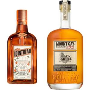 Cointreau Kit Cocktail Mai Tai Classico - Cointreau L'Unique & Mount Gay Black Barrel | Triple Sec all'Arancia & Rum di Barbados Invecchiato