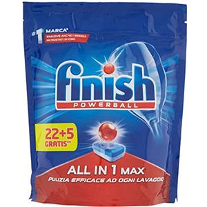 Finish Tutto in Uno Max 22+5 Pastiglie Lavastoviglie Regular, 502 gr