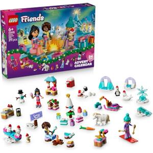 LEGO Friends Calendario dell'Avvento 2026-42698 | Giochi per bambine da 6 anni, 24 sorprese tra cui 3 mini bamboline, 6 animali giocattolo e accessori, idea regalo, 211 pezzi