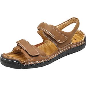 Generico Sandali Uomo Sandali Estivi Uomo Da Mare Eleganti Ciabatte Pelle Scoglio Sandalo Scarpe Bianche Estive In Ortopediche Piscina Ortopedici Trekking Cuoio 46 Infradito Comodi 47 Vera Gomma Chiusi 36