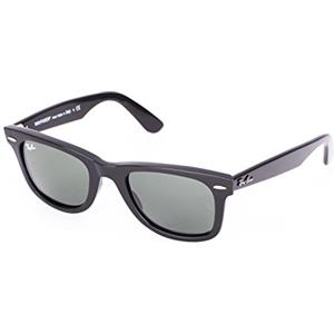 EMANTINA ECOMMERCE AND DISTRIBUTION SERV Ray-Ban - Original Wayfarer Rb 2140, Wayfarer, Acetato, Uomo, Black/Grey Green(901A), 50/22/150