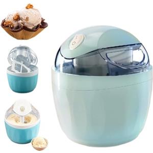 Generico Mini Macchina Per Gelato Personale, In Soli 15 Minuti, Mini Gelato Fai Da Te,Compatta Macchina Per Dessert Da 500ml,Per Una Porzione Singola Di Gelato, Yogurt Congelato Per Cucina, Dolcetti Familiari