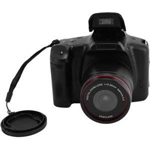 XUMIUZIY Fotocamera Digitale da 16 MP, Fotocamera DSLR Full HD 1080p, 16x Zoom, Schermo di Lancio a 180 °, Videocamera HD della Fotocamera con Schermo LCD da 2,4 Pollici, per Viaggi