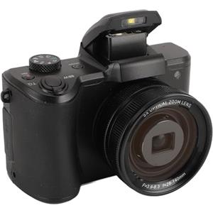 XUMIUZIY Fotocamera Digitale 5K, Fotocamera per Vlogging da 64MP, Display IPS 3,2, Ottico 5X/zoom Digitale 2X, Messa a Fuoco Automatica, Anti-vibrazione a 6 Assi, Fotocamera Reflex