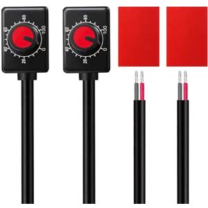 Gebildet 2 pezzi DC 0/1-10V Manopola LED Dimmer (Senza Sfarfallio o Ronzio), Pasta Tipo Dimmer Passivo a Bassa Tensione PWM Oscuramento per Driver LED Elettronico Dimmerabile 0-10V o 1-10V