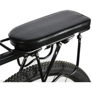 Zqkimzi Seggiolino posteriore per bicicletta, comodo, ergonomico, antiscivolo | Comodo cuscino per il passeggero della bicicletta, per l'uso quotidiano a scuola, antiurto, imbottito, traspirante
