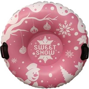 Generic Slitta da neve gonfiabile natalizia | Anello da slittino per attività all'aperto, inverno, vialetto, piscina, riunioni, feste, spiaggia, sport, slittino
