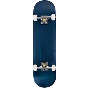 RELAX4LIFE Skateboard Completo Vuoto Macchiato 7 Strati di Acero per Bambini e Adulti, con 4 Ruote, Blu,79 x 20 cm (blu)