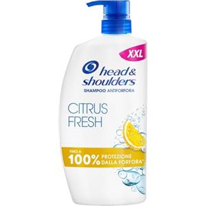 Head & Shoulders Citrus Fresh Shampoo Antiforfora Capelli Grassi 1000ml | Fino al 100% Protezione dalla Forfora, Uso Quotidiano, Clinicamente Testato, Cute Grassa
