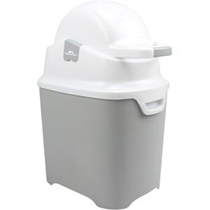 Bebeconfort Bebeconfort Mangiapannolini Controlla Odori Misura L, Cestino Salva Spazio Contiene fino a 30 Pannolini, Universale senza Ricariche, Compatibile con qualsiasi sacchetto, colore Grigio