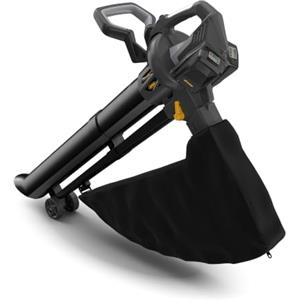 Alpina AV 20 Li Kit Aspiratore-Trituratore A Batteria, 600 W, Sacco 45 l - 2 Batt. 20V 4Ah + Caric., Compatto E Leggero - Ideale Per Giardinaggio
