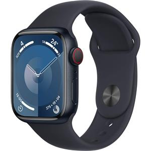 Apple Watch Serie 9 Cell 41mm Aluminium MidNight Sport S/M MRHR3QL/A - Offerta