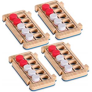 hand2mind Learning Resources Tavole da 10 in gommapiuma Rekenrod Foam Ten-Frames, Confezione da 4