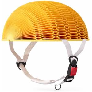 KiBcsLic Casco Pieghevole da Bicicletta Leggero Casco Pieghevole per Ciclisti Urbani, Pendolari, Monopattino Elettrico