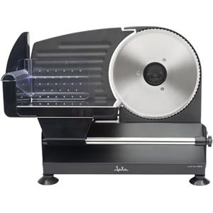 Jata JECF1200 - Tagliafitte elettrico con lama in acciaio inox estraibile. Diametro: 19 cm. Regolatore di spessore da 0 a 15 mm. Sistema di sicurezza. 200 W. Taglio preciso