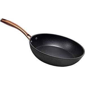 Cecotec Padella Polka Fantasy 28 Bucket Golden. Diametro 28, Alluminio Forgiato, Rivestimento Antiaderente Platinum Plus Teflon, Senza PFOA, Manico in Acciaio Inox, Adatta per Induzione