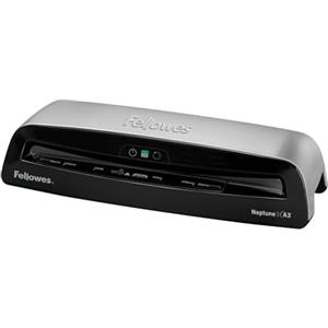 Fellowes Plastificatrice Neptune A3, formato A3, fino a 175 micron, per ufficio, Plastificatrice con Tecnologia AutoSense, Instaheat e Heatguard, Riscaldamento in 1 Minuto, incluso starter pack