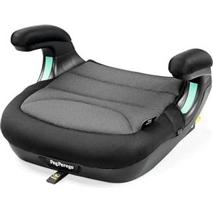 Peg Perego PEG Viaggio Shuttle Seggiolino Auto, Rialzo Auto con ISOFIX per Bambini da 125 a 150 cm (6-12 anni), 22-36 kg, Crystal Black