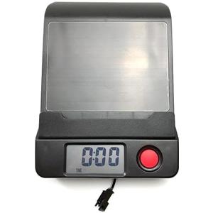 Sandyseptember Espositore LCD da banco per vogatore, in plastica | Robusta struttura in plastica, adatta a vogatori, stepper per scale, tracciamento accurato delle ripetizioni, finitura nera