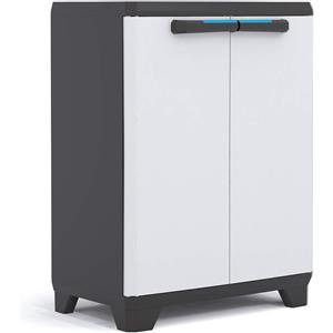 KETER ITALIA S.P.A. Armadio Keter Linear Low con 1 Ripiano Regolabile 68×39×90 cm - Resina Anti-Intemperie