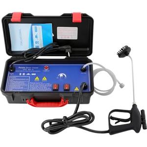 ZHDPYHDD Pulitore a vapore portatile e pulitore a vapore, 3000 W, 130 °C, alta pressione, 3-5 bar, umido/asciutto regolabile, pistola a spruzzo autocontrollante, per casa, cucina, auto, bagno