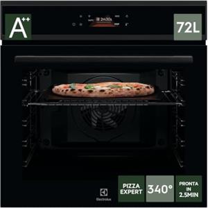 Electrolux Forno da Incasso 72 L Classe A++ COX8P08WH | 72 L, multifunzione PizzaExpert, pulizia pirolitica, display EXCite touch, Wi-Fi, termosonda, Classe A++