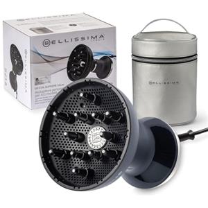 Bellissima Imetec Diffon Supreme Deluxe - Diffusore capelli ricci | Diffusore XL | Tecnologia ceramica e cheratina | 3 temperature + ionizzatore | Luxury bag inclusa